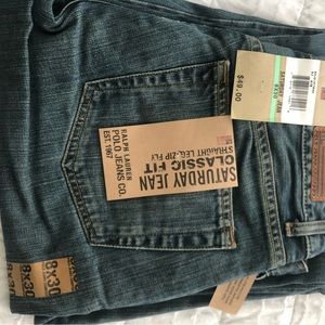 NWT Y2K Ralph Lauren Polo Jeans Co SATURDAY Jeans Size 30/8. Straight leg